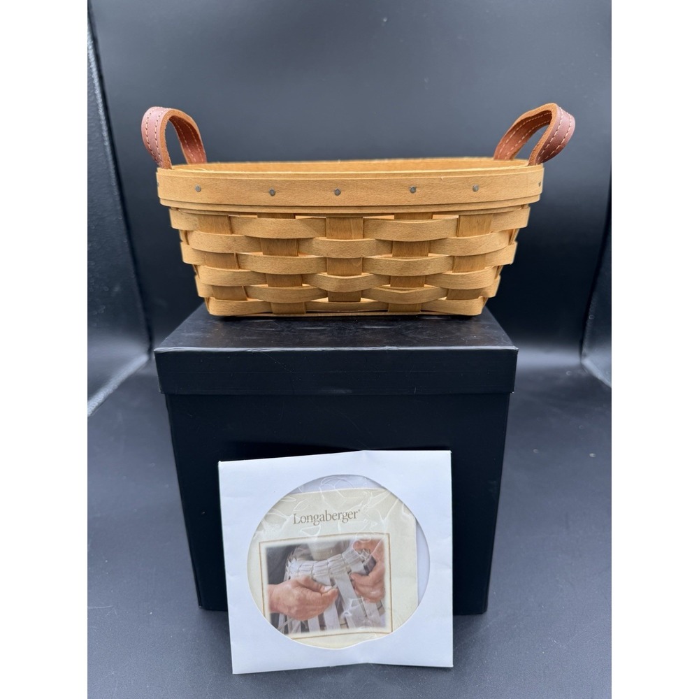 🧺 Longaberger 2004 Knick Knack Basket – Collectible Basket – EUC 🌸